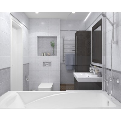 Мозаика MM60107 Декор Mason мозаичный белый 20х60