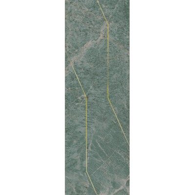 Плитка OS/C214/13116TR Декор Эвора зеленый глянцевый обрезной 30x89,5x0,9