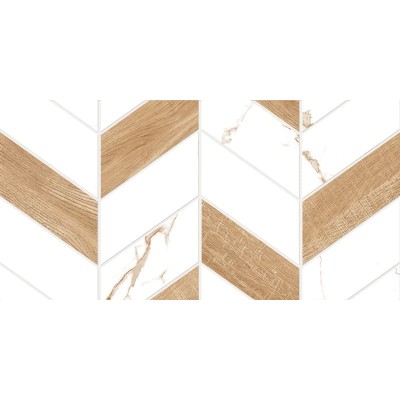 Плитка GT128VG Marmaris Белый геометрия 50x25