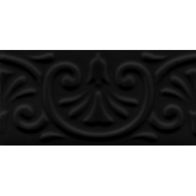 Плитка 16016 Авеллино чёрный структура mix 7.4*15