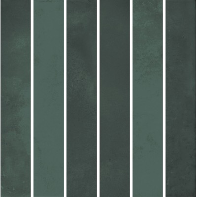 Плитка KMD2MSM005BN Декор Фес мозаичный зелёный тёмный глянцевый 15x15x0,77