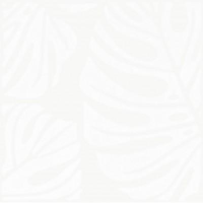 Плитка KMD2SFC001BN Декор Агдаль 2 белый матовый структура 15x15x0,9