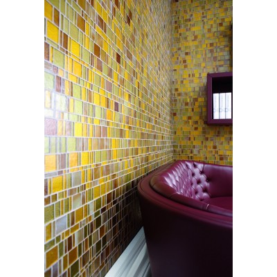 Мозаика Glass Stone-12 (стекло+камень) 15*15 300*300