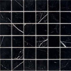 Мозаика PIX246 Nero Marquna из мрамора полированная 48x48 305х305x6