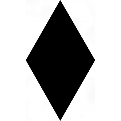 Плитка KMD2SRB005BN Декор Риад чёрный глянцевый 13,5x7,8x0,9