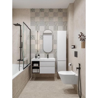 Мозаика T036/SG6538 Риккарди мозаичный бежевый матовый 46,8x9,8