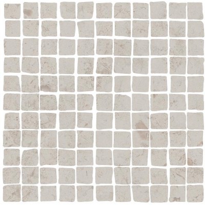 Мозаика MBS003 Про Лаймстоун Спакко мозаичный серый светлый матовый 20х20