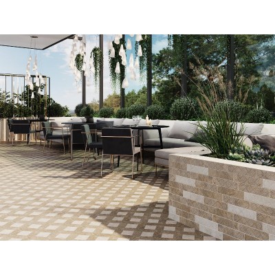 Плитка 1326 Брюссель микс 30х40 из 12 частей 9,8х9,8