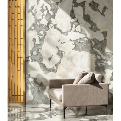 Керамогранит 610130007449 Stellaris Statuario White Battiscopa Nat 7.2x60