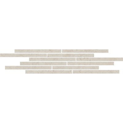 Мозаика T025/11207 Декор Карму мозаичный бежевый матовый 75х15