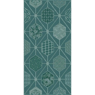 Плитка Декор Devore Indigo Geometria 31.5x63