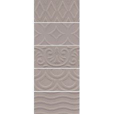 Плитка 16019 Авеллино коричневый структура mix 7.4*15