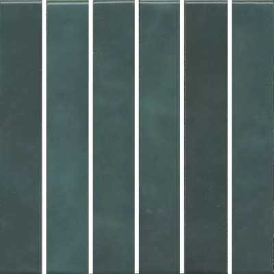 Плитка KMD2MSM005BN Декор Фес мозаичный зелёный тёмный глянцевый 15x15x0,77