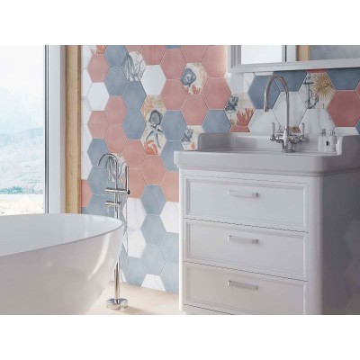 Плитка 24018 Эль Салер розовый 20x23.1