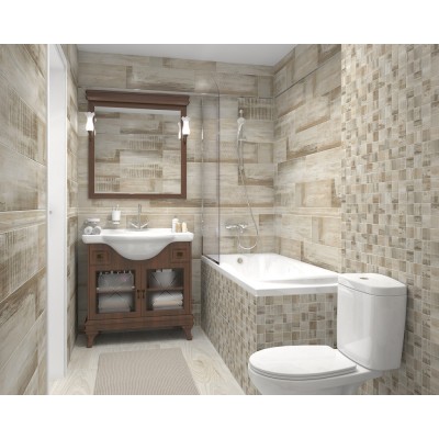 Мозаика MM60116 Декор Sweep мозаичный микс 20х60