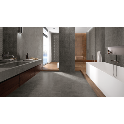 Ступени 620070000638 Charme Evo Antracite Scalino Angolare Sinistro 33x60