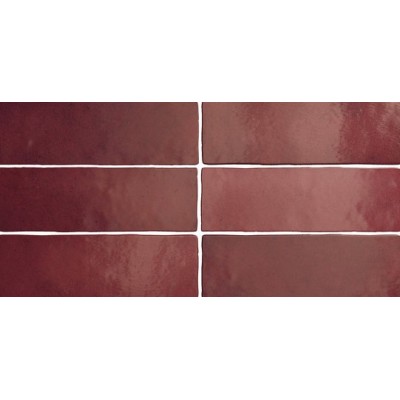 Плитка 24967 MAGMA BURGUNDY 6,5X20