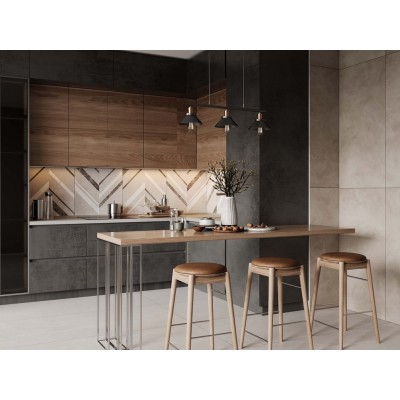 Ступени Ступень GF02 Graffito Light Beige неполированный с насечками 30x120