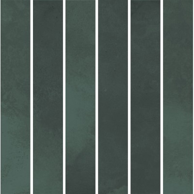 Плитка KMD2MSM005BN Декор Фес мозаичный зелёный тёмный глянцевый 15x15x0,77