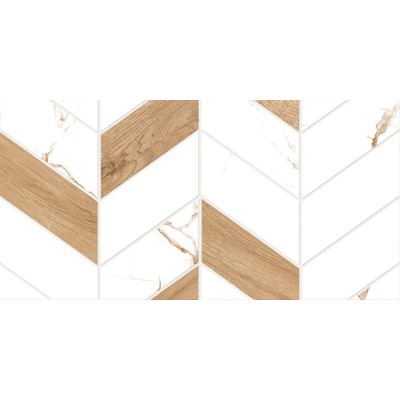 Плитка GT128VG Marmaris Белый геометрия 50x25