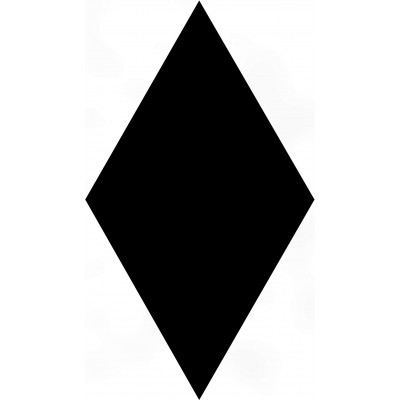 Плитка KMD2SRB005BN Декор Риад чёрный глянцевый 13,5x7,8x0,9