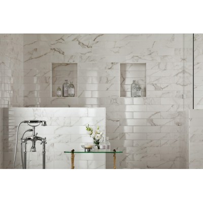 Плитка AZA2 Brick Carrara 8x31.5