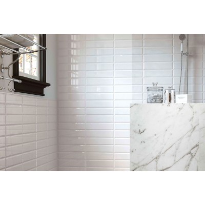 Плитка AZA2 Brick Carrara 8x31.5