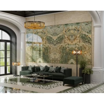 Керамогранит SG593402R Риальто Нобиле зеленый лаппатированный обрезной 119,5x238,5