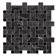 Мозаика AOVK Marvel Grigio Intenso Basket Weave Matt 30,5x30,5