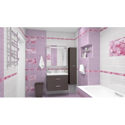 Плитка Бордюр рельефный Peony br1020D281-2 20х10