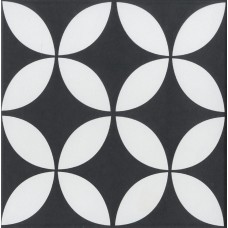 Керамогранит S17612 Stamp Black Matte 20х20