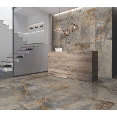 Керамогранит Kazan Gold Blue High Gloss 60x120