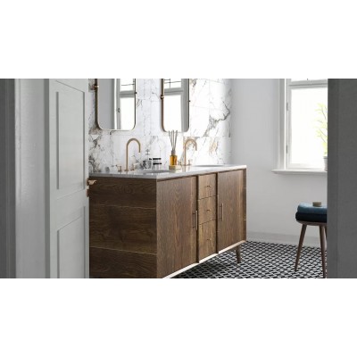 Керамогранит S17612 Stamp Black Matte 20х20