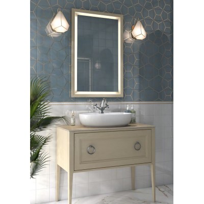 Плитка 17067 Витраж голубой 15*15