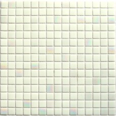 Мозаика MIX23 стекло белый (сетка) 20x20x4 327x327