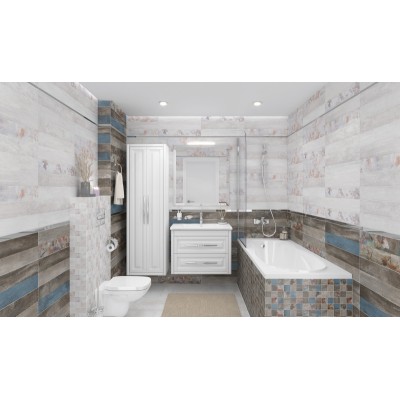 Мозаика MM11190 Декор Country мозаичный светлый 20х60