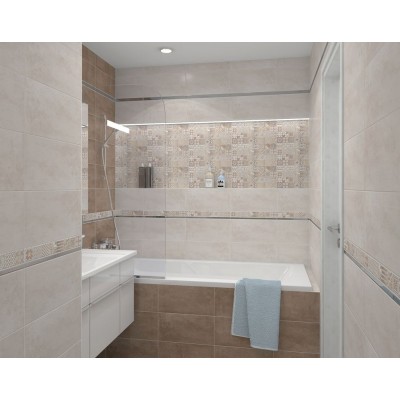 Плитка Bastion тёмно-бежевый 08-01-11-476 20х40