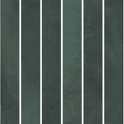 Плитка KMD2MSM005BN Декор Фес мозаичный зелёный тёмный глянцевый 15x15x0,77
