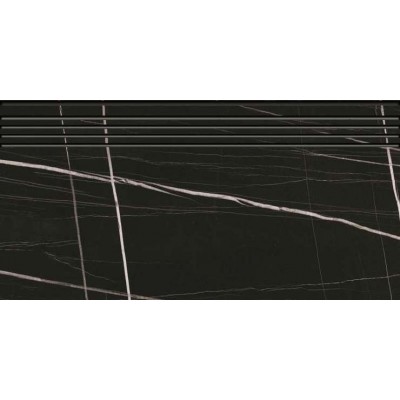 Ступени K-1004/MR/st01 Marble Trend Nero Dorato 300x600x9