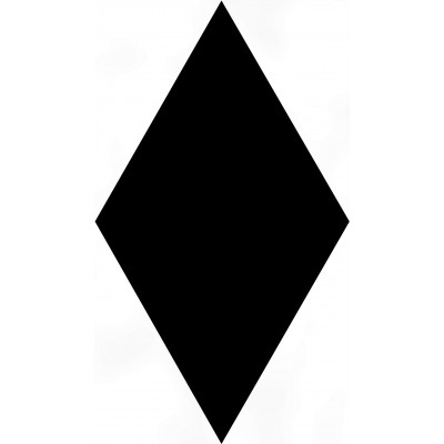 Плитка KMD2SRB005BN Декор Риад чёрный глянцевый 13,5x7,8x0,9