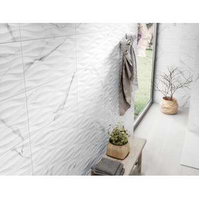 Плитка KR56C040 Marbleous Concept Silk White 40х120