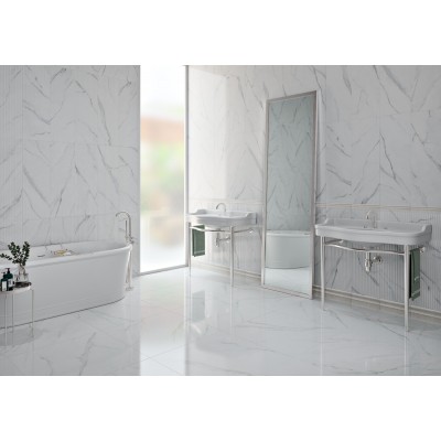 Плитка KR56C040 Marbleous Concept Silk White 40х120