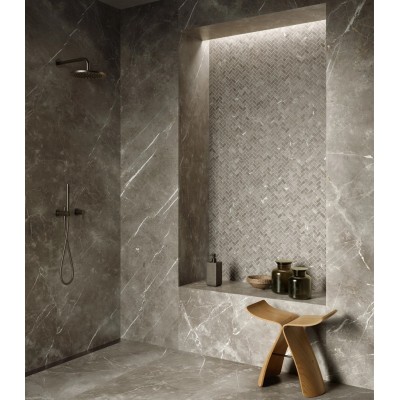 Мозаика 620110000203 Stellaris Calacatta Gold Mosaico Diamond Lux 28x48