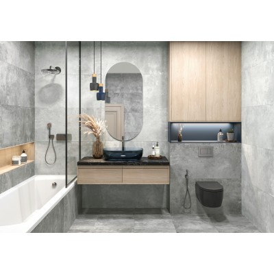 Керамогранит D60213M Walter Graphite карвинг 600x600x9.5