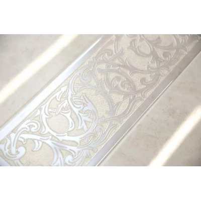 Плитка HGD/B504/15147 Декор Монсанту 3 серый светлый 15х40