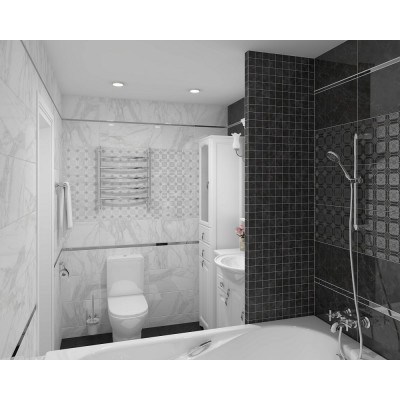 Плитка 34021 Olimpus белый 25х50