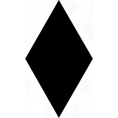 Плитка KMD2SRB005BN Декор Риад чёрный глянцевый 13,5x7,8x0,9