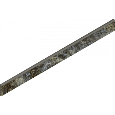 Керамогранит 610130007471 Stellaris Madagascar Dark Battiscopa Nat 7.2x80