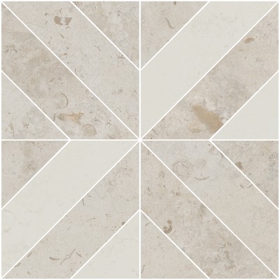 Керамогранит ID125 Декор Про Лаймстоун бежевый матовый 60х60