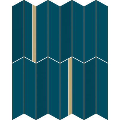 Мозаика 600110000972 Blue Glossy Mos Infinity 30.7x38.7